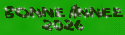 bonne année 2027 vert pétillant