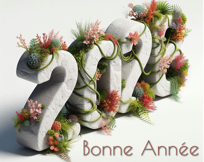 image bonne annee 2027 vert
