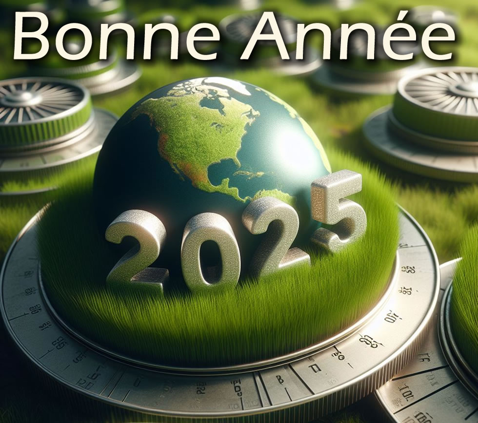 image Bonne Année 2025 durable